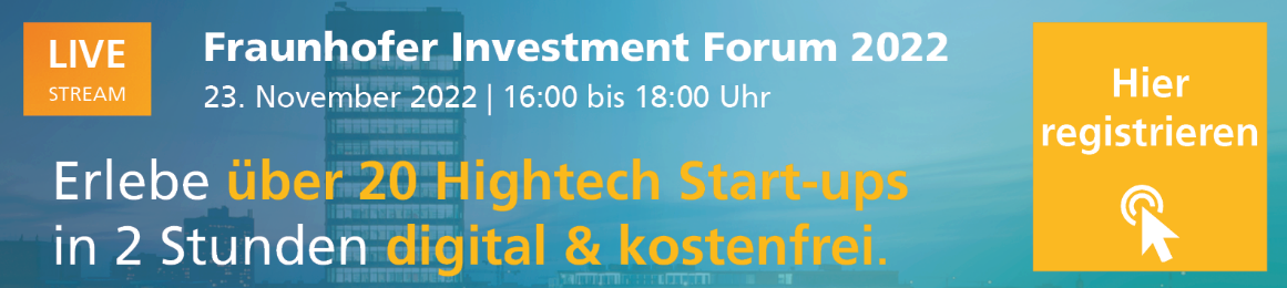 Fraunhofer Investment Forum