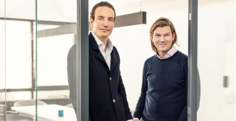 N26-Cofounder Maximilian Tayenthal und Valentin Stalf