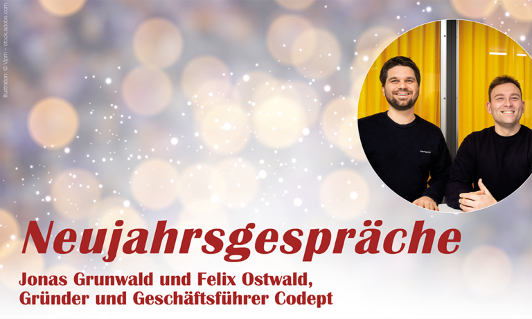 Neujahrsgespräch mit Jonas Grunwald und Felix Ostwald, Codept