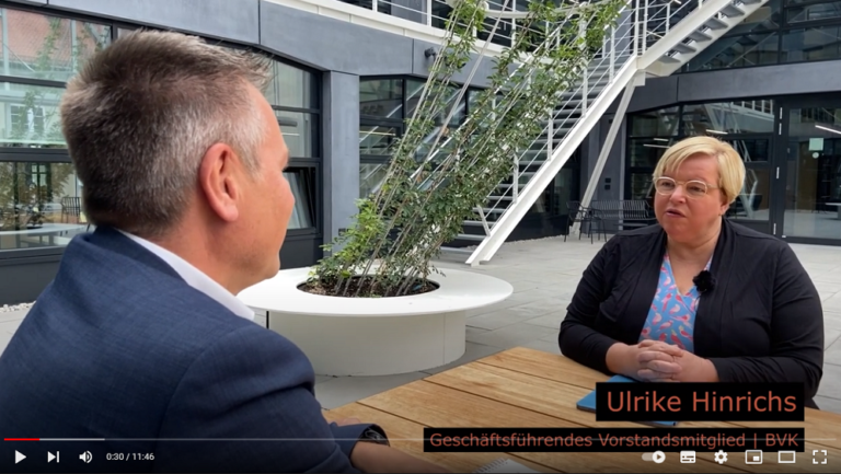 Ulrike Hinrichs, geschäftsführendes Vorstandsmitglied BVK