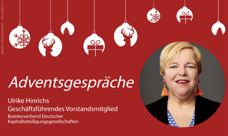Adventsgespräch mit Ulrike Hinrichs, Bundesverband Deutscher Kapitalbeteiligungsgesellschaften