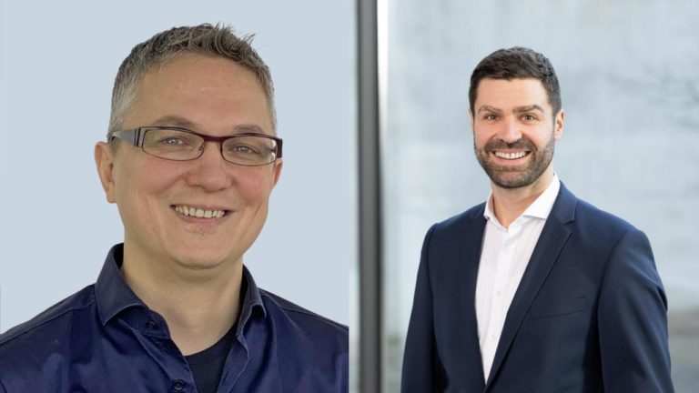 Ralph Wagner, Axinom, und Jochen Breitenbach, BayBG (v.l.n.r.)