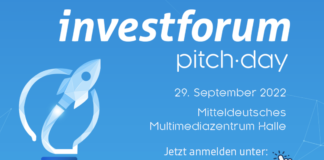 Investforum Pitch-Day am 29. September 2022 in Halle (Saale)