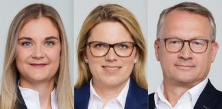 Katharina Dittmer, Julia Stöcker und Torsten Schlüter (v.l.n.r.) starten beim Family Office Lennertz & Co.