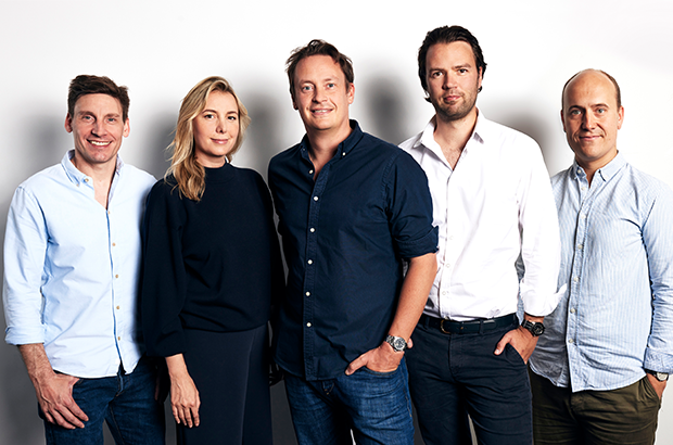 Das Sanity-Group-Management (v.l.n.r.): Florian Blaschke, Laura Simonow, Finn Haensel, Max Narr und Dr. Konstantin Rutz