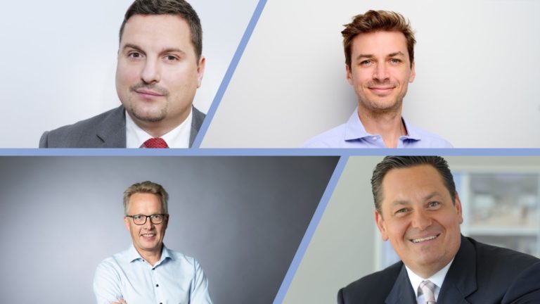 Andreas Huber, Bayern Kapital & Frank Hensel, High-Tech Gründerfonds & Nils Regge, Apollo Health Ventures & Dr. Peter Hanns Zobel, IZB