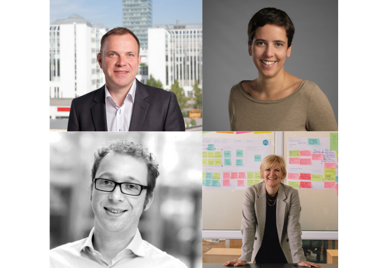 Thomas Doppelberger (Fraunhofer Ventures), Prof. Dr. Rafaela Kraus (Universität der Bundeswehr München), Dr. Juliane Gottmann (Universität Augsburg), Dr. Thomas Großmann (Projektträger Jülich)