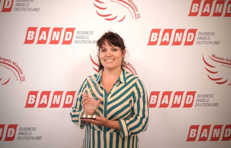 Katja Ruhnke als "Business Angel 2023" ausgezeichnet (c) BAND