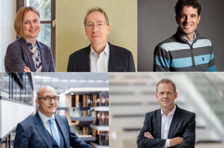 Monika Steger (Bayern Kapital), Dr. Wolfgang Hanrieder (ScaleUp-Fonds Bayern), Dominic Faber (KKA Partners), Christian Schatz (FGS), Christian Futterlieb (VR Equitypartner)