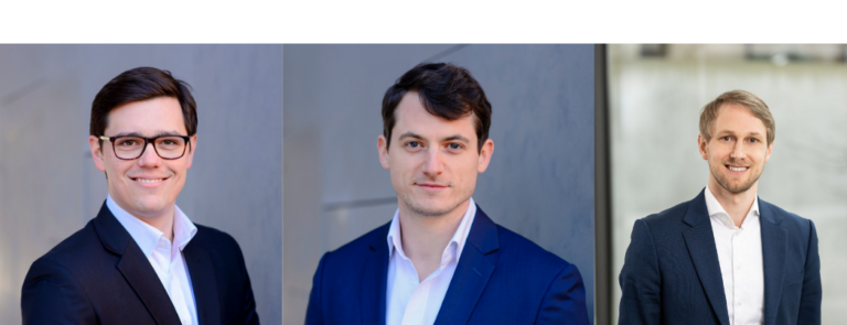 Arne Reimann, Niclas Preisner (memtime) & Dr. Alois Ganter (BayBG)
