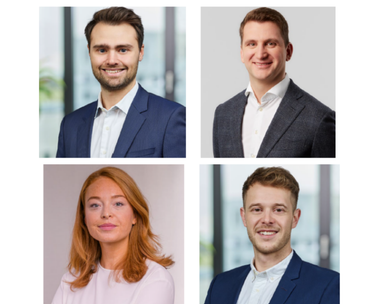 Sebastian Wissig, Philipp Spelkus (Nachfolgekontor) & Maxi-Marlen Fleischmann (Business Trends Academy BTA) & Igor Golubov (Odewald KMU)