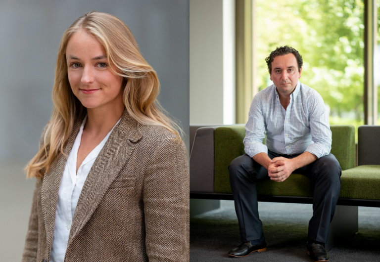 Dr. Elisabeth Schrey (DTCF), Greg Zavorotniy (BayWa r.e. Energy Ventures)