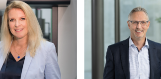 Dr. Heike Wenzel, CEO Wenzel Group (Copyright: Wenzel), Alois Bösl, Bereichsleiter BayBG (c) BayBG