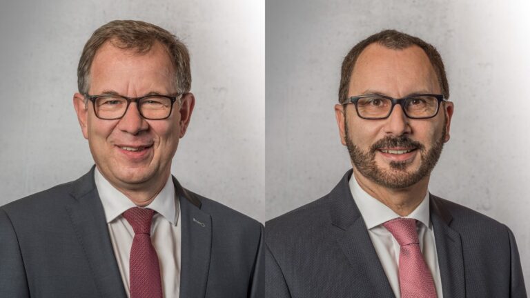 Dirk Buddensiek und Guy Selbherr (r.), Co-Geschäftsführer MBG Baden-Württemberg (c) MBG Baden-Württemberg