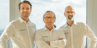 Caesar van Heyningen (CEO), Thomas Saur (CVO) und Stefan Arand (CTO), Cureosity (c) Cureosity