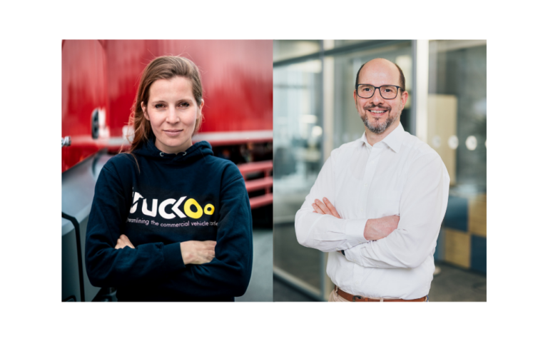 Julia Unützer (truckoo) & Sven Siering (vent.io)