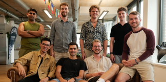Zählerfreunde-Team rund um die Founder Tobias Keussen, Jakob Kungel, Franz Busch, Jakob Meggendorfer und Jonas Pfab