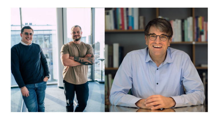 Mladen Milicevic, Kevin Freise (Unchained Robotics) & Dr. Peter Wolff (EnjoyVenture Management)