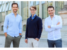 Das Gründerteam von Avelios Medical: Christian Albrecht, Nicolas Jakob und Dr. Sebastian Krammer