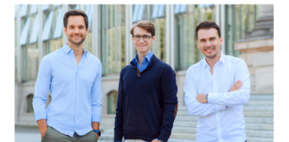 Das Gründerteam von Avelios Medical: Christian Albrecht, Nicolas Jakob und Dr. Sebastian Krammer