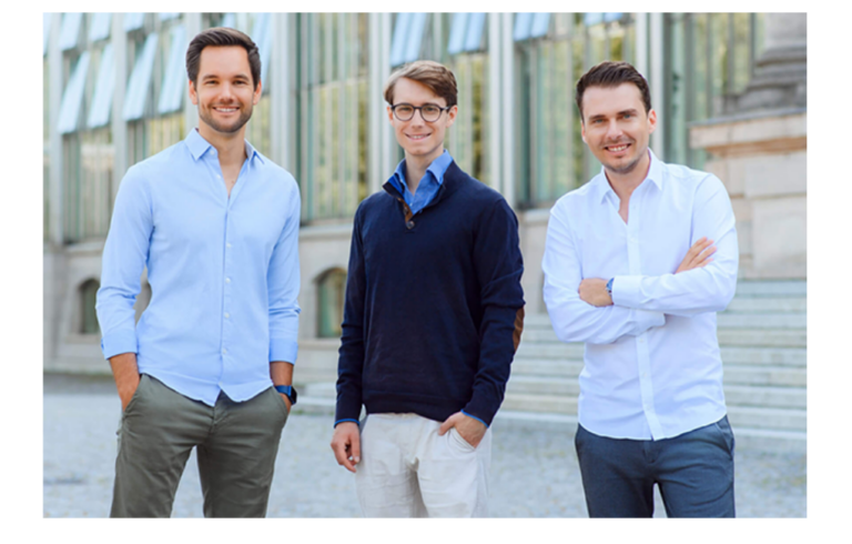 Das Gründerteam von Avelios Medical: Christian Albrecht, Nicolas Jakob und Dr. Sebastian Krammer
