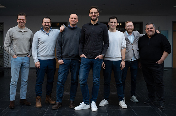 Das Team von Verus Digital mit Laurenz Darling, Legal Counsel bei Fraunhofer Venture
