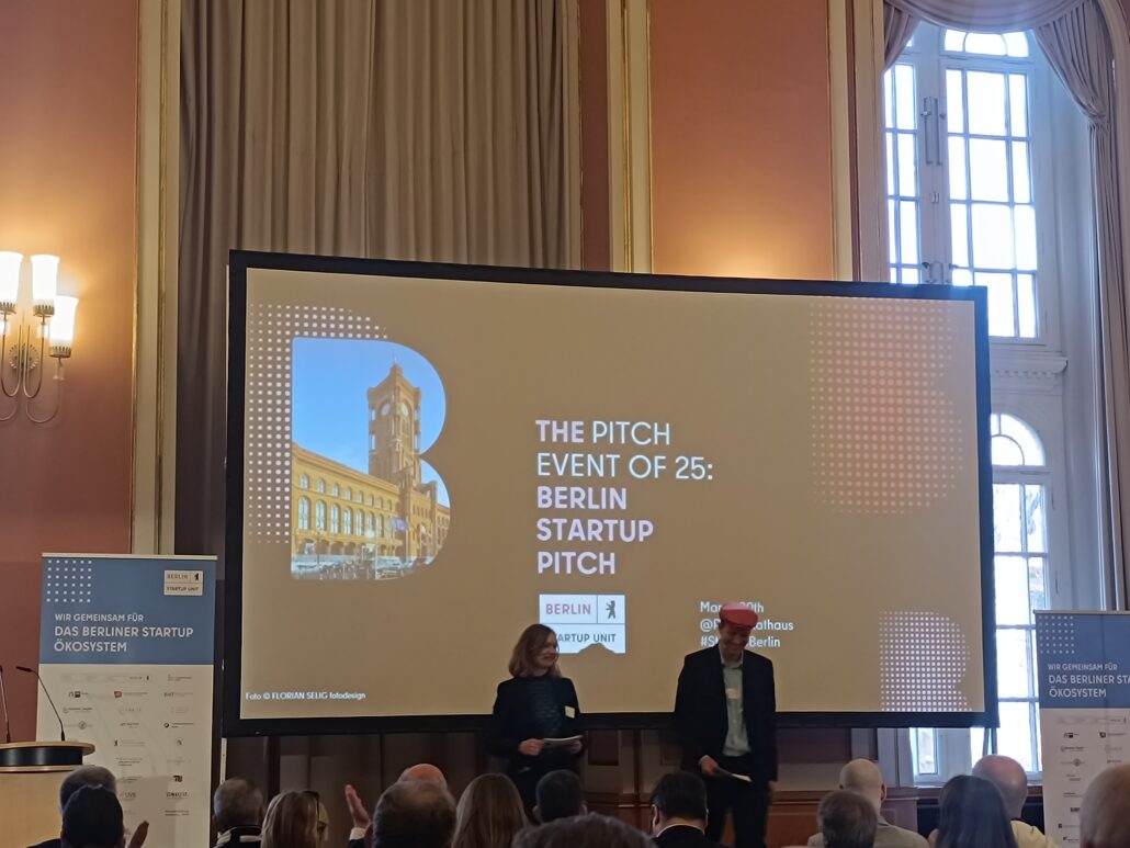 Berlin Startup Pitch 2025 im Roten Rathaus