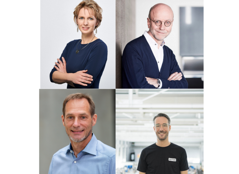 Katja Butzmann (bm-t), Dr. Paul-Josef Patt (eCapital), Dr. Thorsten Löffler (DeepTech Climate Fonds) & Adrian Thoma (NXTGN)
