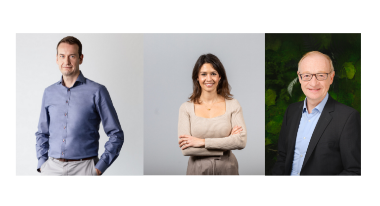 Markus Lehmann (IBB Ventures), Anna Sophie Blistein (BonVenture) & Dr. Michael Brandkamp (ECBF)