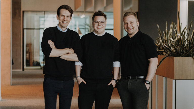 Die Zepta-Gründer Martin Cirillo-Schmidt, Lukas Deuscher & Nick Leiding