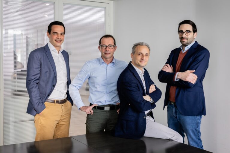 Omnes Capital: Fabien Collangettes, Partner; Renaud Poulard, Partner; Michel de Lempdes, Managing Partner; François-Xavier Dedde, Partner; (v.l.n.r.) (c) Omnes Capital