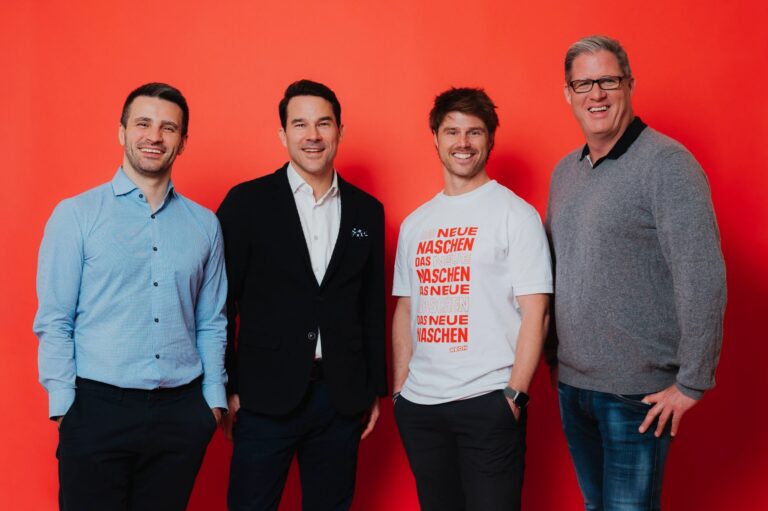 Das NEOH Gründerteam - Adel Hafizovic (CSO), Alexander Gänsdorfer (CGO), Manuel Zeller (CEO), Patrick Kolomaznik (COO)