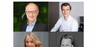 Dr. Michael Brandkamp (ECBF), Hannes Schill (eCapital), Dr. Elisabeth Schrey (DTCF) & Christoph Gras (Planet A)