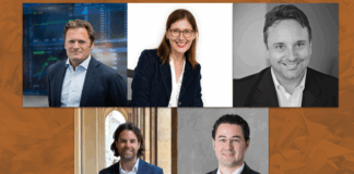 Adam Kostyál (Nasdaq Stockholm), Regina Hodits (Angelini Ventures), Hubert Birner (TVM Capital Life Science), Mathias Klozenbücher (FCF) & Dr Thomas Raueiser (NRW.Bank)