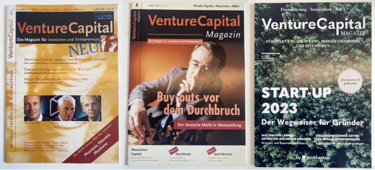 25 Jahre VentureCapital Magazin – im Wandel der Zeit