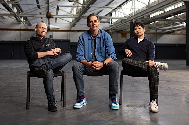 Die Blockbrain-Gründer Antonius Gress, Mattias Protzmann und Nam Hai Ngo