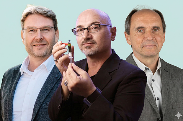 Die iDEL-Therapeutics-Founder Dr. Marcus Kostka, Dr. Andreas Briel und Dr. Jürgen Moll