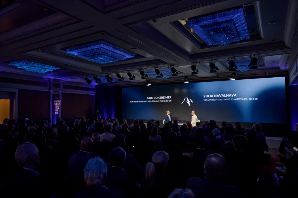 Yulia Nawalnaya auf dem Unternehmertag 2026