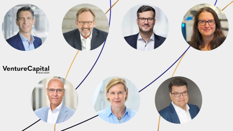 Christian Gnam (IZB), Prof. Dr. Ralf Huss (BioM), Dr. Thomas Welfers (DITEC), Dr. Joanna Stachnik (TZDO), Dr. Ulf-Marten Schmieder (Technologiepark Weinberg Campus), Dr. Christina Quensel (Campus Berlin-Buch) und Martin Nätscher (WITENO)