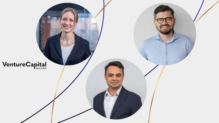 Viktoria Vorwachs (NBank Capital), Nikolaj Klebert (BonVenture) und Dr. Prateek Mahalwar (Bioweg)