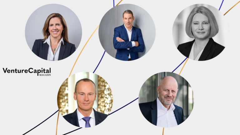 María Sanz García (Yielco Investments), Peter Pauli (BayBG), Verena Kempe (KENFO), Dr. Ingo Krocke, Auctus, BVK) & Prof. Dr. Bernhard Schwetzler (HHL Leipzig)