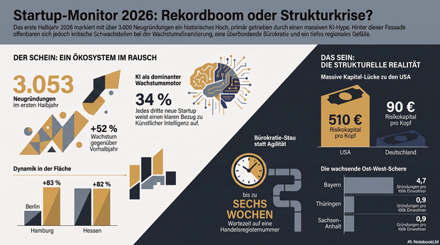 Gründungsrekord 2026: Echter Start-up-Boom oder nur die Flucht nach vorn?
