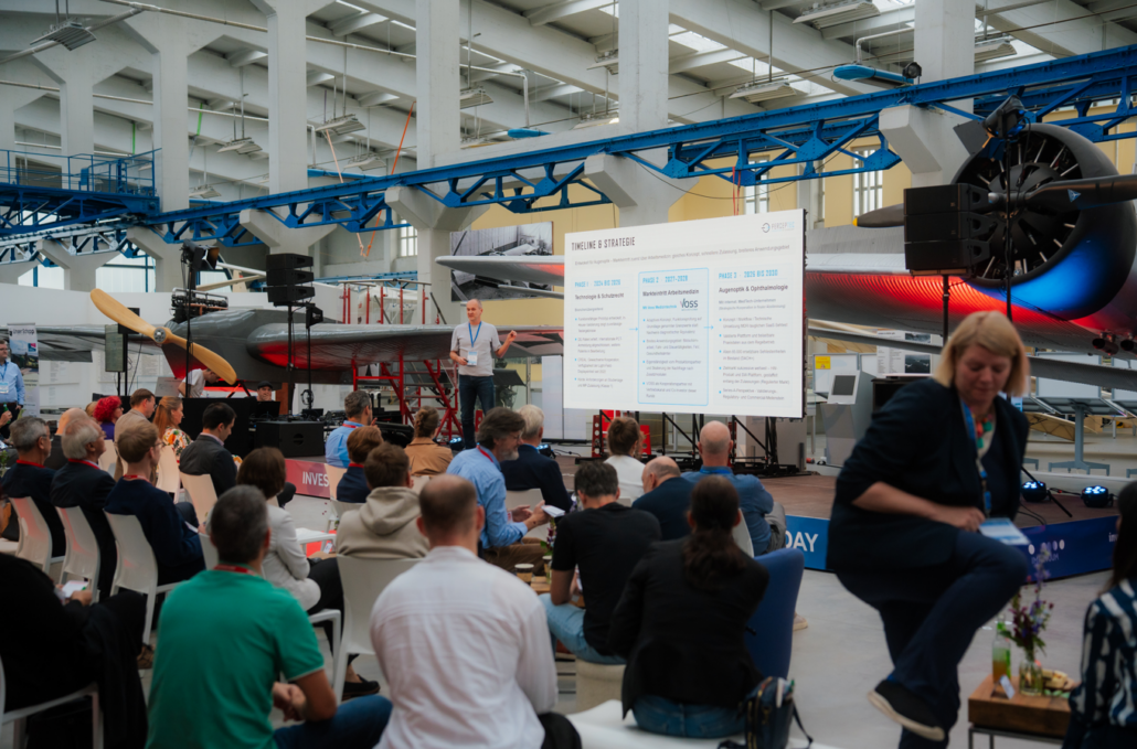 30 ausgewählte Startups präsentierten ihre Geschäftsideen beim Investforum Pitch-Day 2026 im Technikmuseum „Hugo Junkers“ in Dessau-Roßlau.